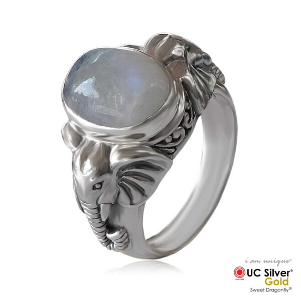 Macy's Lucky Elephant Ring in Sterling Silver and Gold-Flashed Sterling  Silver - Macy's